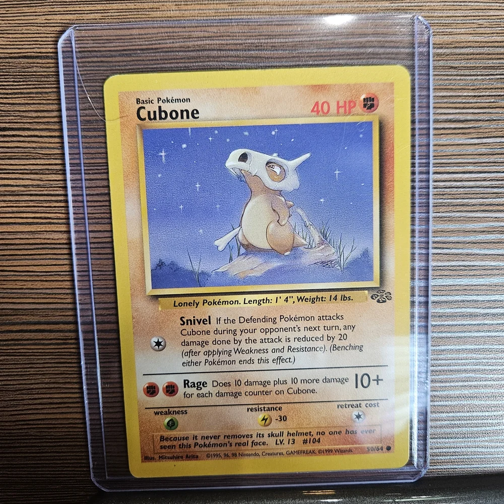 Cubone 50/64 Jungle Pokemon Trading Card